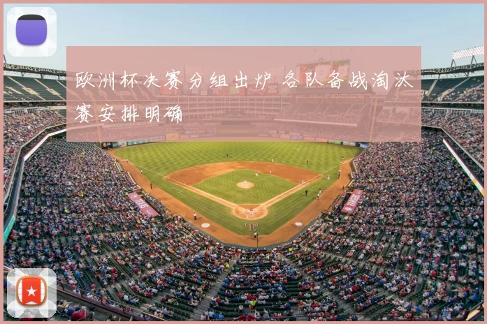 欧洲杯决赛分组出炉 各队备战淘汰赛安排明确