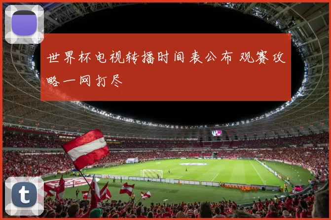 世界杯电视转播时间表公布 观赛攻略一网打尽